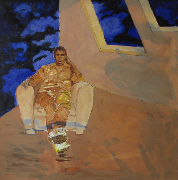 Grenier I - 100x100 - huile sur toile